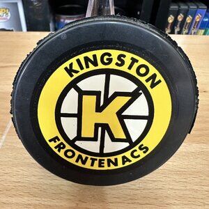Vintage KINGSTON FRONTENACS  EAST SIDE MARIO'S  Puck INGLASCO  OHL  Canada